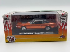 M2 Auto-Drivers 1968 Mercury Cougar XR-7, Orange, R15, 1:64, NIB
