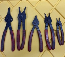Lot Of 5 Blue Point Snap Ring Pliers Internal External