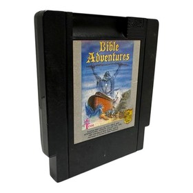 Bible Adventures (Nintendo Entertainment System, 1990) NES Black Cart Tested