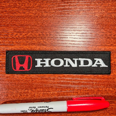#ad Honda Patch Motorsports Cars Motorcycles Japanese Embroidered Iron On 1.25x5quot; $5.00
