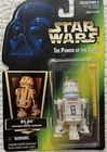Action Figure Kenner Hologram Star Wars Power of the Force R5-D4 Droid New