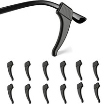 5Pairs Elastic Silicone Anti-Slip Glasses Ear Grips Temple Sleeves Eyewear