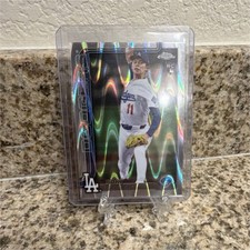 Topps Chrome 2025 Roki Sasaki Los Angeles Dodgers #217 Rookie (RC) Raywave Ref