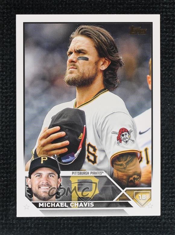 2023 Topps Series 1 SSP Image Variation Golden Mirror Michael Chavis #170 lw9