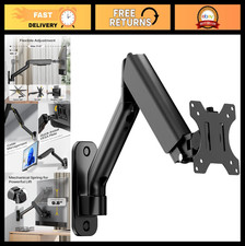 Adjustable Full Motion Monitor Wall Mount for 17-32" Flat/Curved Screens, VESA 7