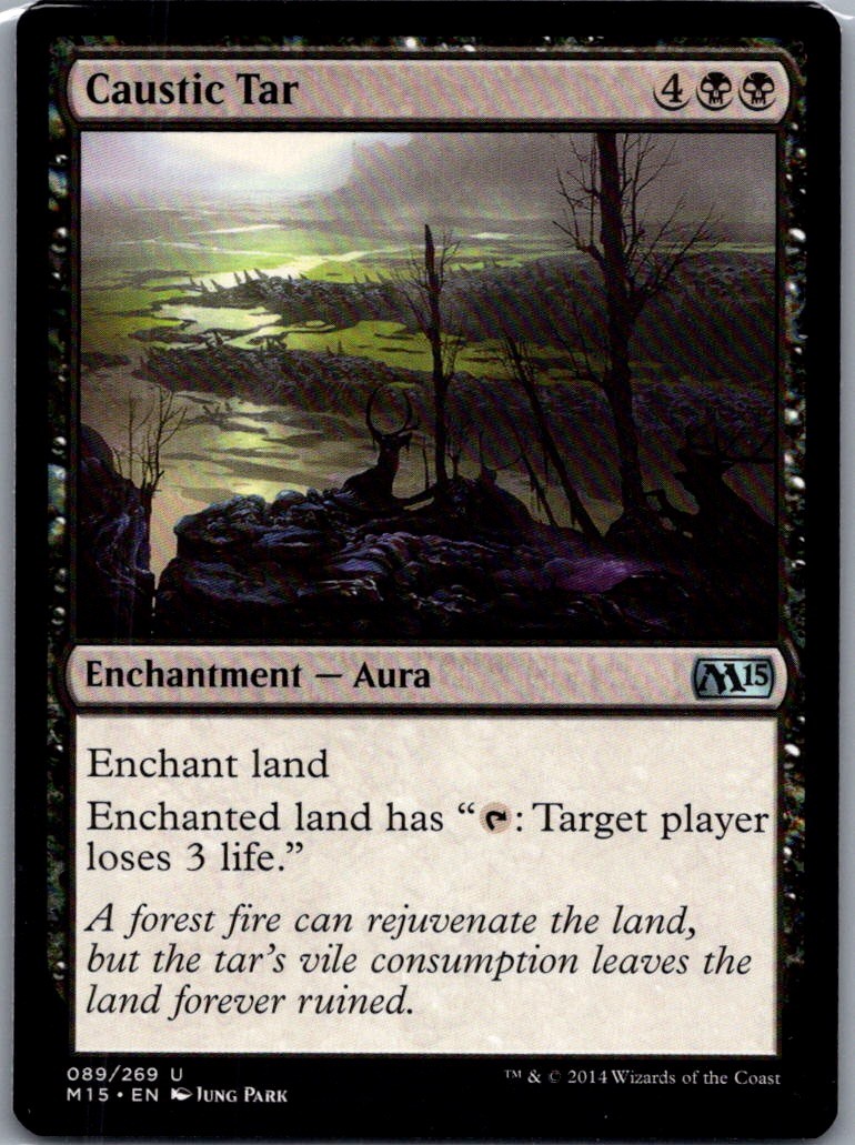 Magic 2015 (M15) #89 Caustic Tar