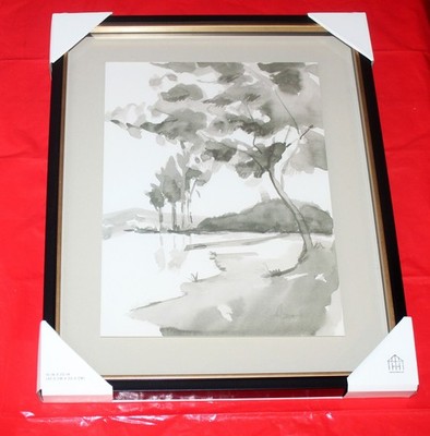 16''x20'' Washed Stream Framed Wall Art - Hearth & Hand with Magnolia *NEW*