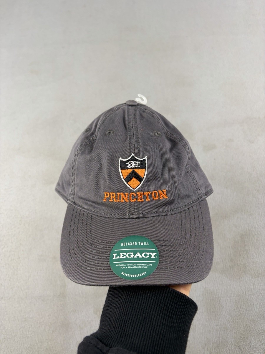 Princeton University Hat Strapback Cap Gray Shallow Fit