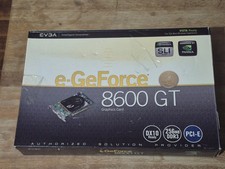 EVGA e-GeForce 8600 GT Graphics Card 256mb DDR3 PCI-E DX10 Ready Gaming