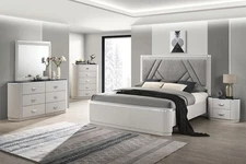 Contemporary Style Eastern King Size 5pc Bed Set Bedroom Furniture