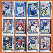 🔵🔴🔵 2025 DONRUSS BUFFALO BILLS COMPLETE BASE TEAM SET (12 CARD LOT) 🔵🔴🔵