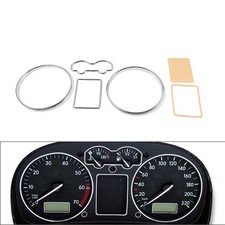 Speedometer Gauge Dial Rings Trim For Vw Golf Mk4 Passat B5 T4 Van Jetta 4 Bora