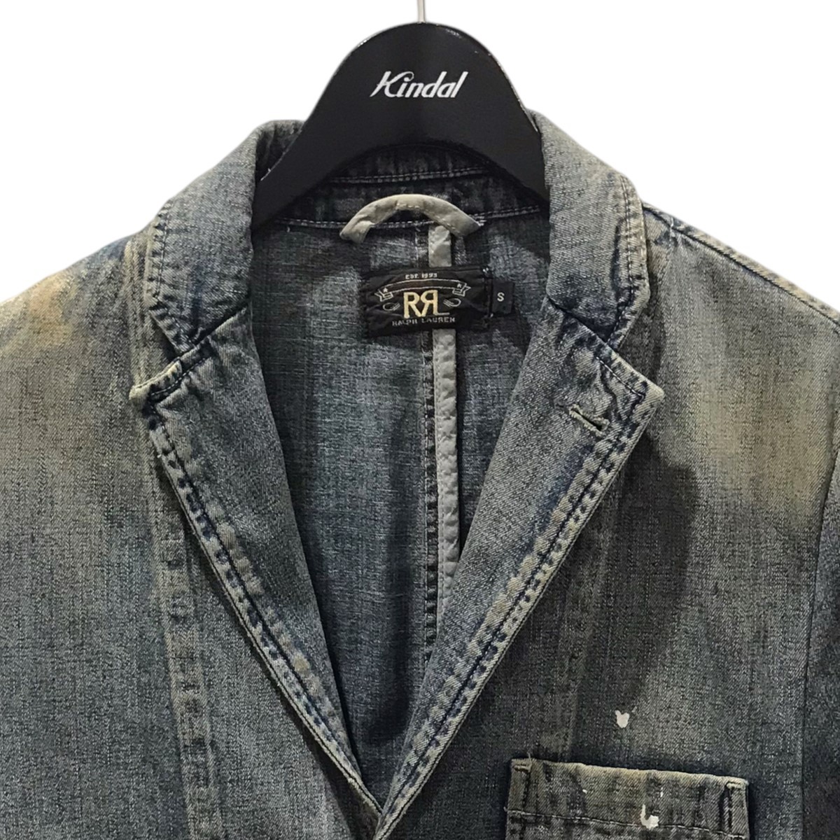 Used Rrl Processing Denim Jacket Indigo Size S - image 3