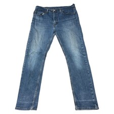 Jeans denim Levis 516 regolare gamba dritta zip fly blu uomo W36 L30