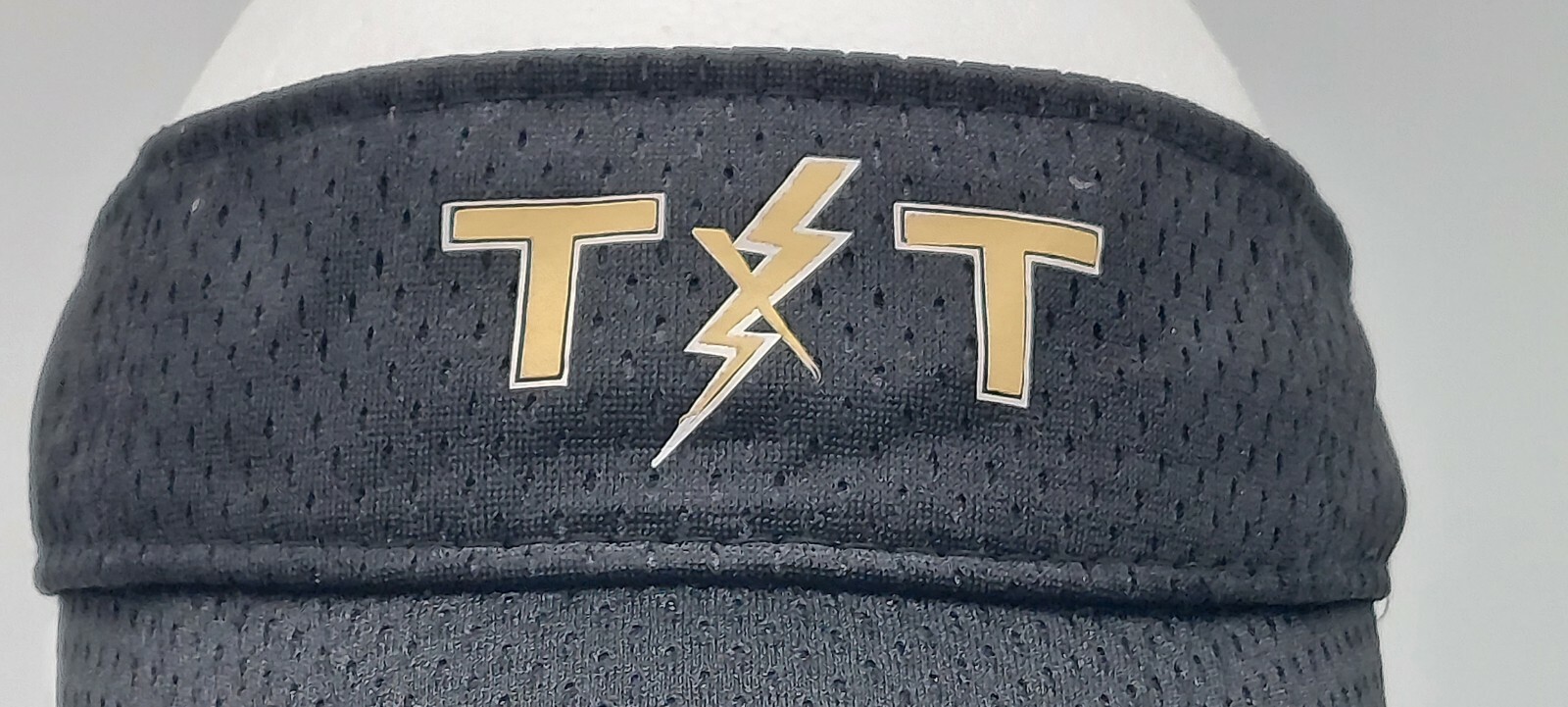 TNT Black Adjustable Snapback Visor Hat - image 1