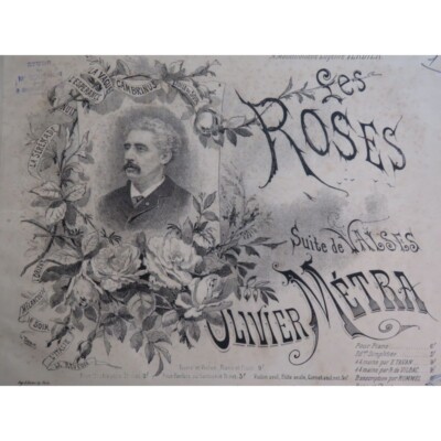MÉTRA Olivier Les Roses Klavier ca1880