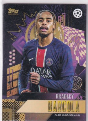 Topps x Walkertkl 2024 Champions League Bardley Barcola Current Stars