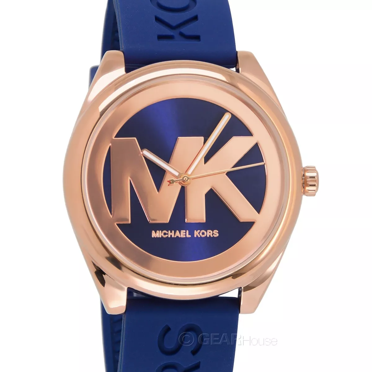 Pyper Logo And Goldtone Watch And Bracelet Set  Michael Kors