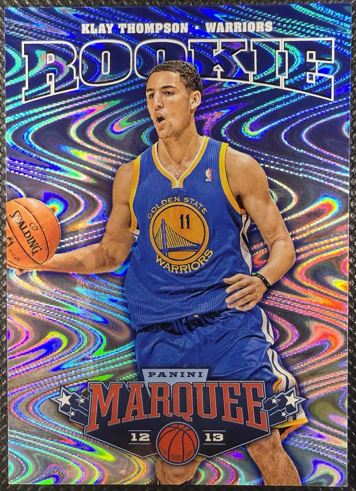 2012-13 Panini Marquee Klay Thompson Swirlorama Rookie 163 Golden State Warriors