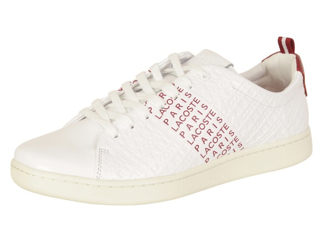 lacoste white tennis shoes