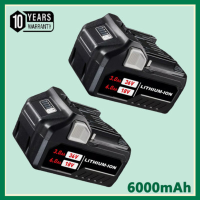 2PCS For Metabo HPT BSL36A18 Li-Ion Battery Multi Volt 372121M BSL36B18 36V/18V