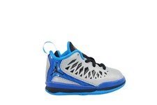  535810-021 Air Jordan CP3 VI Toddlers TD Metallic Silver/Signal Blue-Glow