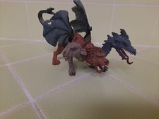 2008 Chimera Mythical Realms 7  SAFARI LTD 3 Headed Fantasy Figure Dragon