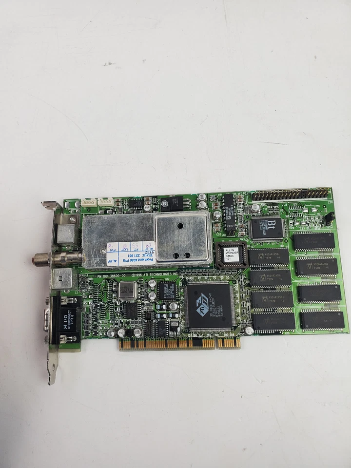 ATI All-in-Wonder 2 MB 3D RAGE II+DVD PCI NTSC/NA Tuner 109-38600-00 TESTED - Image 2 of 4