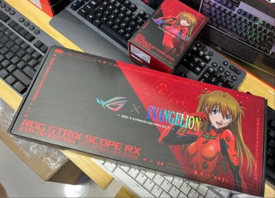 ASUS ROG EVA-02 Keyboard + Mouse +Mouse Pad Set support MAXIMUS