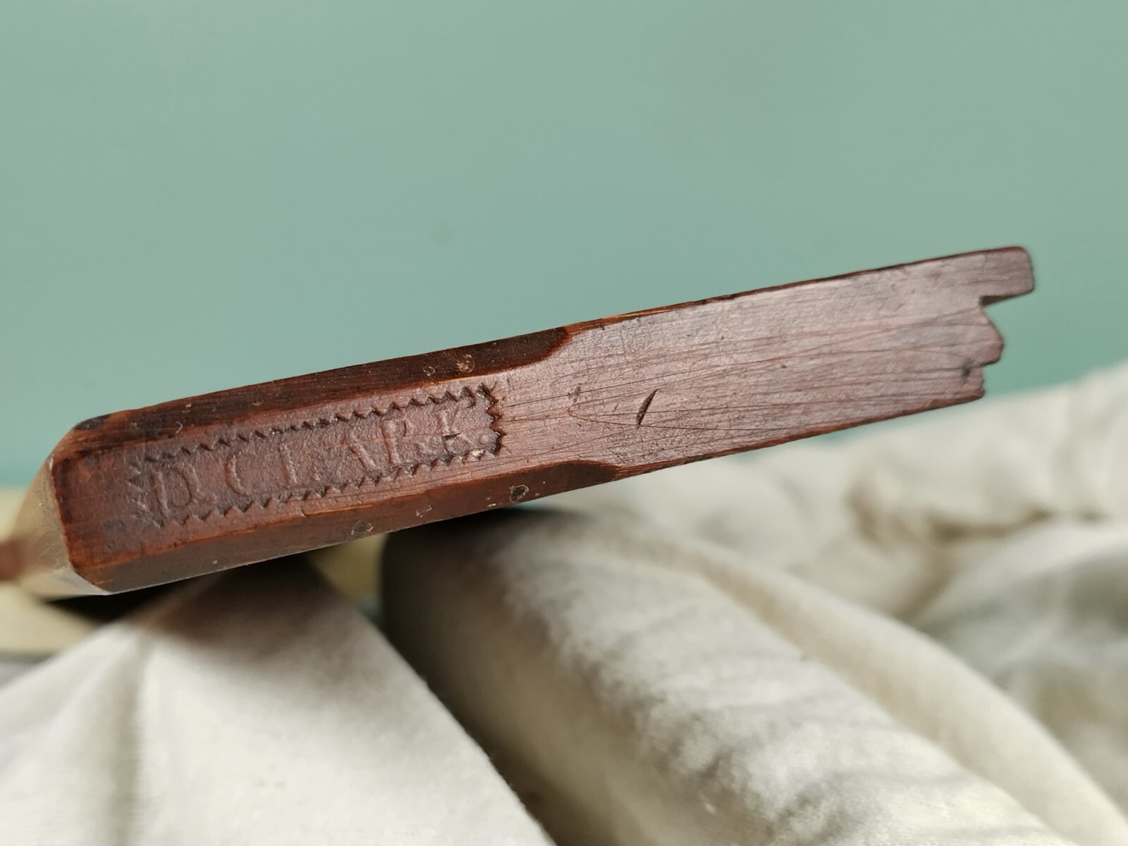 D. Clark. 1800 1830. Winchester, NH. Dovetail Plane? Bookshelf Plane