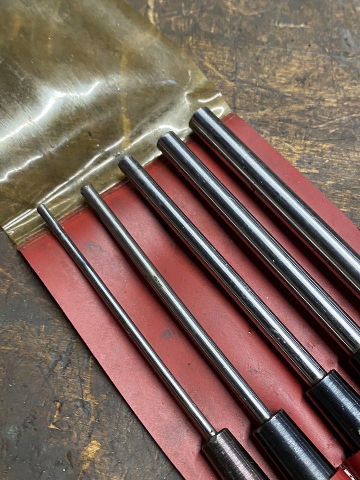 Vintage SEARS Craftsman 5 Piece Punch Set Alignment Tools Long Pin