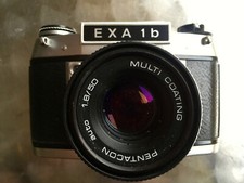 NICE PENTACON Camera EXA Ib 1b  lens PENTACON auto 1.8/50 MC M42 BOXED