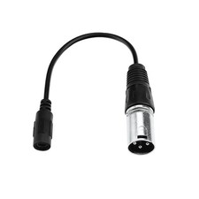 20cm DC Plug 5.5mm 2.1mm Extension Connector Cable To Male 3-PIN XLR Cord