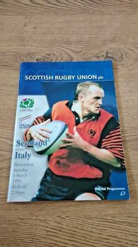 Scotland v Italy Rugby Union Programmes 1985 - 2011 - Picture 6 of 15