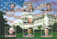 Curaçao - Presidenten van de USA  KB 2020
