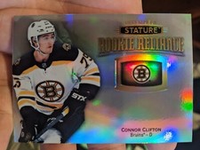 2019-20 Upper Deck Stature Rookie Reliance #RR-49 Connor Clifton RC Boston