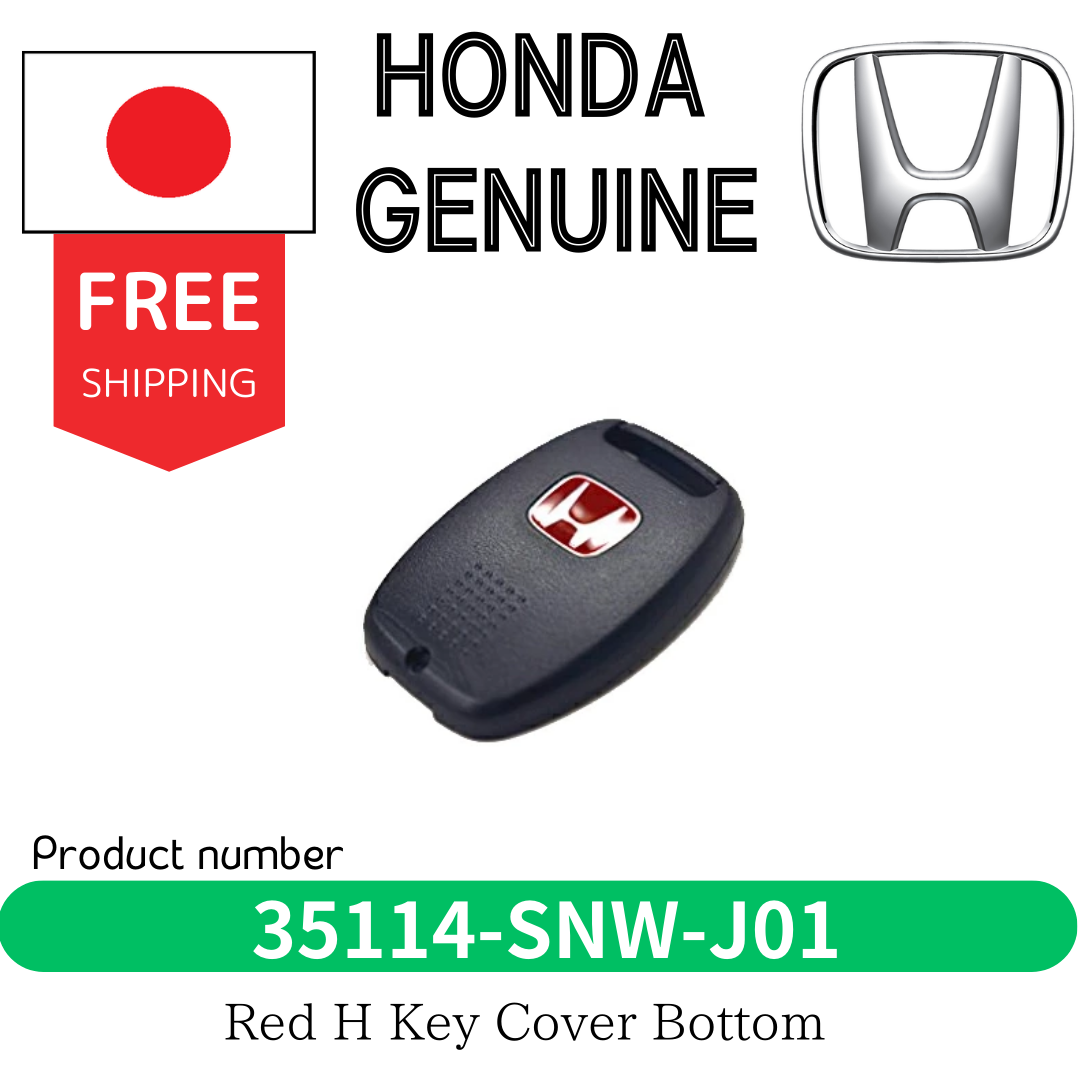HONDA GENUINE JDM TYPE R KEY FOB RED H OEM CIVIC FD2 COVER 35114