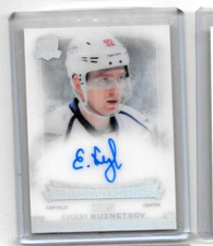 EVGENY KUZNETSOV 2014-15 UD THE CUP ENSHRINEMENT CERTIFIED AUTOGRAPH#/99