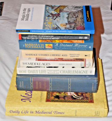 Lot of (8) Books - Medieval and Renaissance History - Some Unread