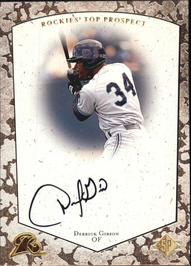 1998 SP Top Prospects Autographs #DK Derrick Gibson