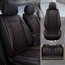 Car Pu Leather 5-seat Covers Frontrear Pad For Nissan Sentra 2008-2024 Full Set
