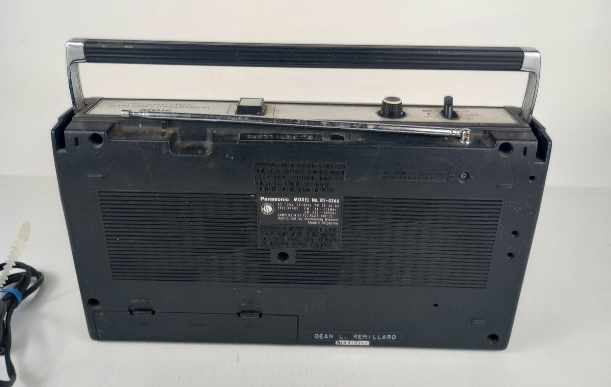 Lecteur 8 Pistes Panasonic RS-805US Vintage, Neuf Ancien Stock, Japon, Manque Manuel