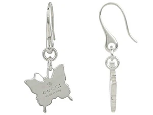 Boucles d'oreilles GUCCI ARGENT 925 Made in Italy accessoires femme motif papillon