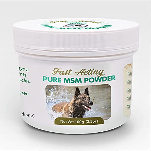 Vet's Advantage - Pure MSM Powder for Dogs - Hip & Joint Support - 100g