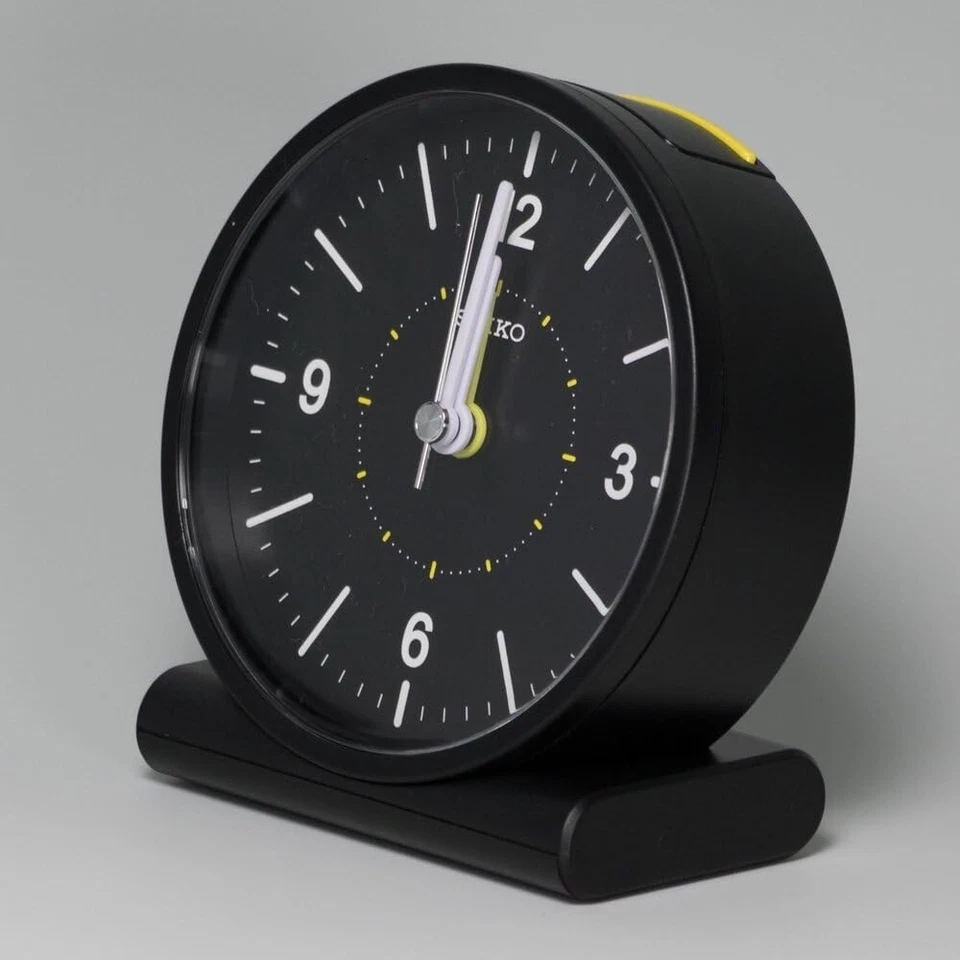 RELOJ SEIKO KR328K SEIKO Reloj Despertador Analógico Negro Japón Foto 3 de 4