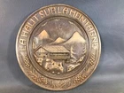 Vintage Wooden Wall Decoration 'Up High On The Mountain' Lucette Chalet Decor