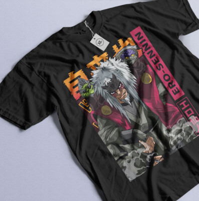 Jiraiya T-Shirt Naruto Rasengan Itachi Uchiha Horror Anime Gift
