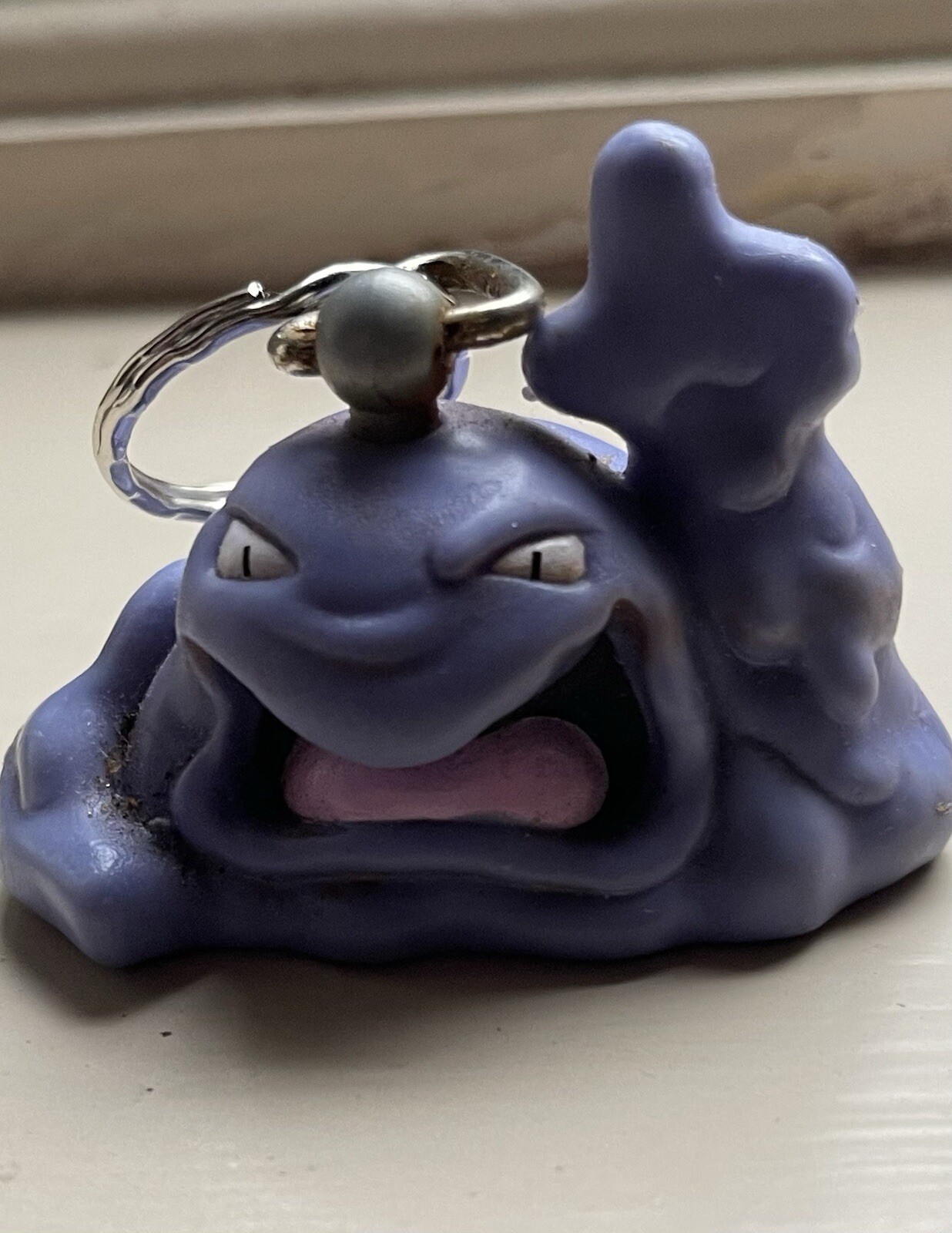 Vintage 1999 Burger King Pokémon Muk 2 Inch Keychain Nintendo Collectible