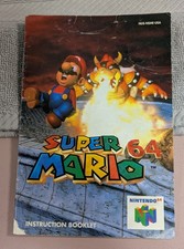 Super Mario 64 Nintendo 64 N64 Manual Instruction Booklet ONLY