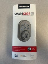 Kwikset 910 SmartCode Z-Wave Deadbolt - Satin Nickle New Open Box